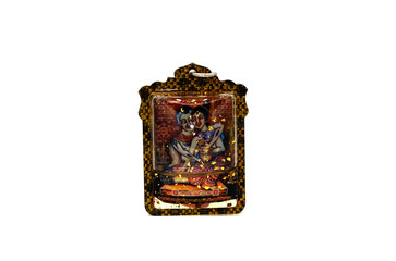 Traditional Thailand Culture Buddha Amulet Pendant,Thai Buddha Magic Amulets.