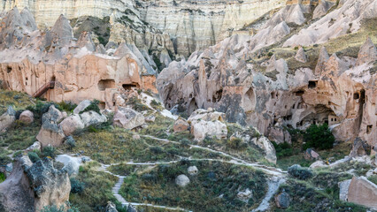 TURKEY - UNESCO - CAPPADOCIA - VILLAGE OF ZELVE - TROGLODYTE DWELLING - 2022 - JOHANN MUSZYNSKI