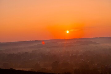 Obraz premium sunrise in the mountains