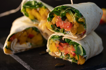 Kürbis Wraps