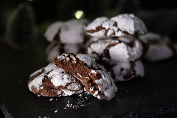 Schokokekse Weihnachtsplätzchen