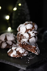 Schokokekse Weihnachtsplätzchen