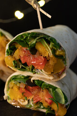 Kürbis Wraps