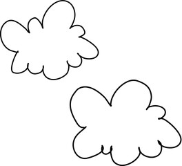 Children Draw Cloud Doodle