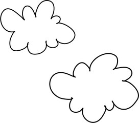 Children Draw Cloud Doodle