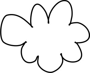 Children Draw Cloud Doodle