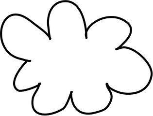 Children Draw Cloud Doodle