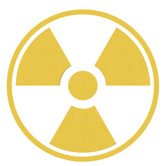 Fototapeta premium 3D rendering illustration of radioactive symbol