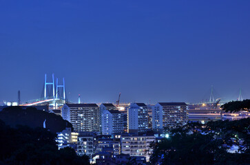 横浜市本牧山頂公園の夜景