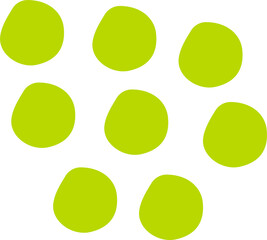 Green circles shapes png