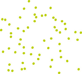 Green points dotes circles isolated png