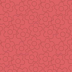 Daisy Stitch Quilt Trapunto Pattern