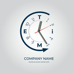 logo time Vector Vector illustration