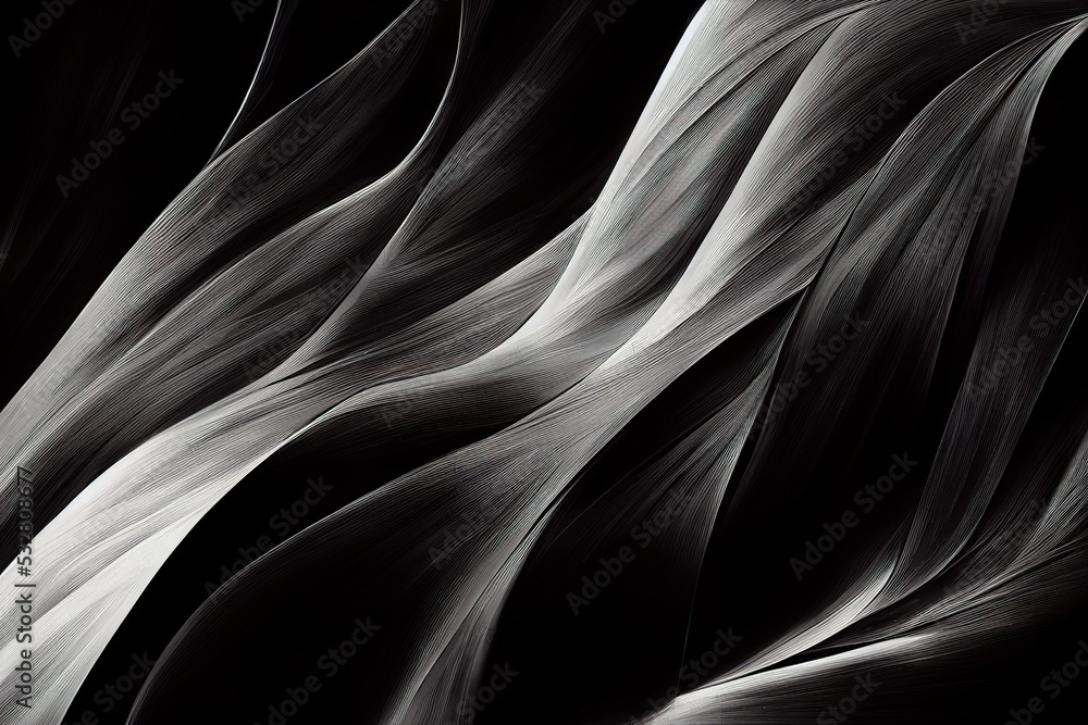 Canvas Prints Abstract black background. Dark cool background. High quality illustration