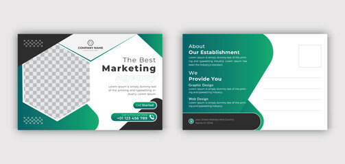 Postcard or Eddm  business postcard design template