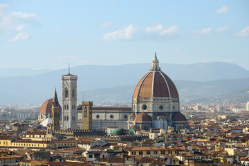Fototapeta na wymiar Beautiful medieval town in Tuscany, Florence