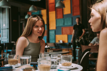 Girls talking