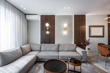 Corner of a modern living room