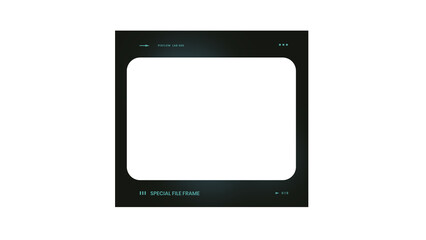 film strip icon isolated on transparent background. tape photo film strip frame, Video Film strip roll,