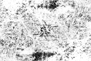 Monochromatic abstract grunge texture on white surface
