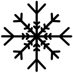 Snowflake vector design, snowflake svg