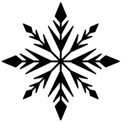 Snowflake vector design, snowflake svg