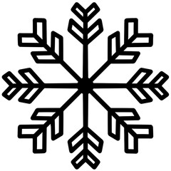 Snowflake vector design, snowflake svg
