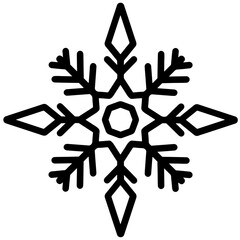Snowflake vector design, snowflake svg