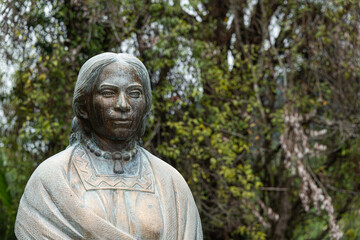 Statue of Brigida García, mother of Benito Juarez, Mexico