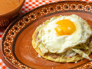 mexican breakfast with cheese and tortilla