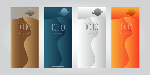 Abstract background wallpaper for smartphone vector illustration