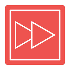 Forward Multicolor Glyph Icon