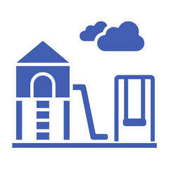 Playground Multicolor Glyph Icon