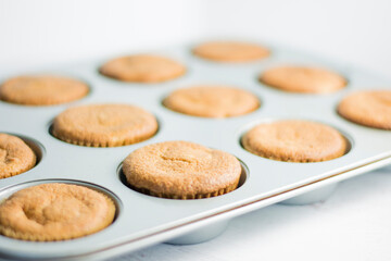homemade banana bread, muffins, baking