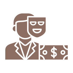 Corrupt Multicolor Glyph Icon