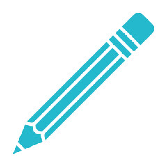Pencil Multicolor Glyph Icon