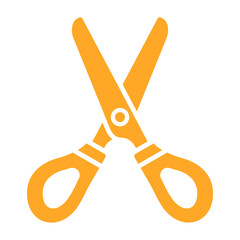 Scissor Multicolor Glyph Icon