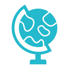 Globe Multicolor Glyph Icon