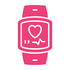 Smartwatch Multicolor Glyph Icon