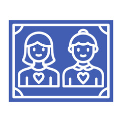 Family Multicolor Glyph Icon