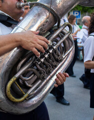 Instrumento de una banda de música