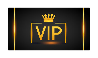 Vip club cards, Members Only Gold ribbon, label. Gold and luxury, membership icon, exclusive and priority.  stock illustration.
