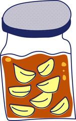 garlic confit breakfast food meal