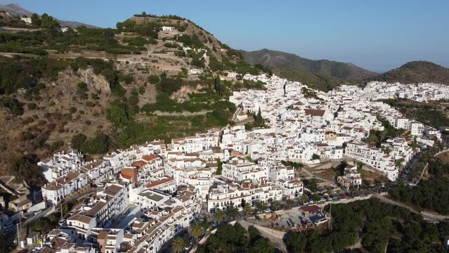 Aerial view - Frigiliana, Spain.