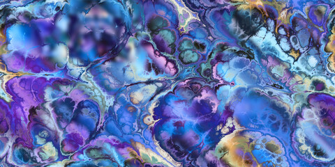 blue purple with accent marbled seamless tile - repeatable pattern