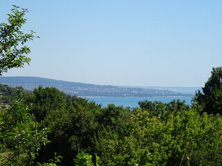 Nice summer view from Varna in Bulgaria 