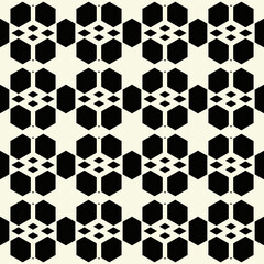 Geometric pattern. Seamless vector background. Ethnic graphic design.