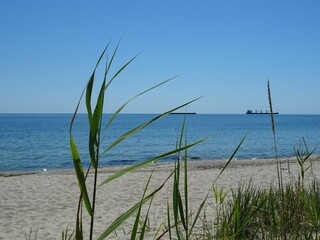 Nice summer view from Varna in Bulgaria 