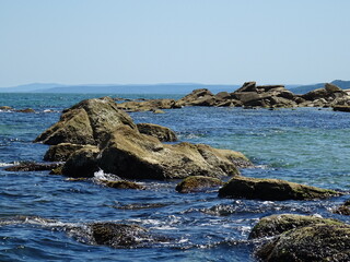 Nice summer view from Varna in Bulgaria 