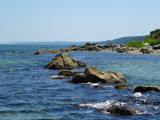 Nice summer view from Varna in Bulgaria 